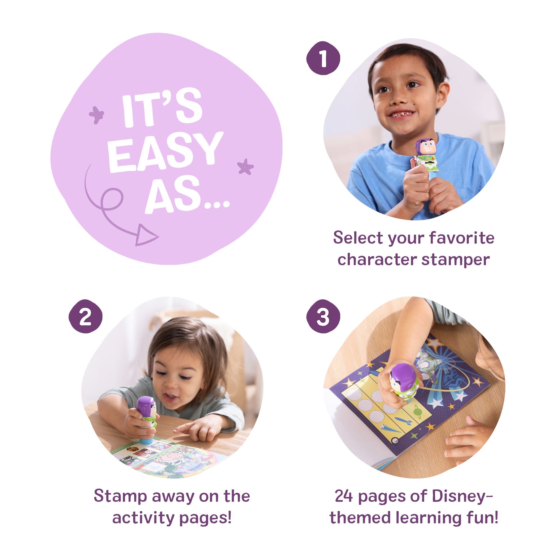 Sticker WOW!™ Disney Toy Story Buzz Lightyear Bundle: Activity Pad & Sticker Stamper + Mini Activity Pad and 200 Refill Stickers