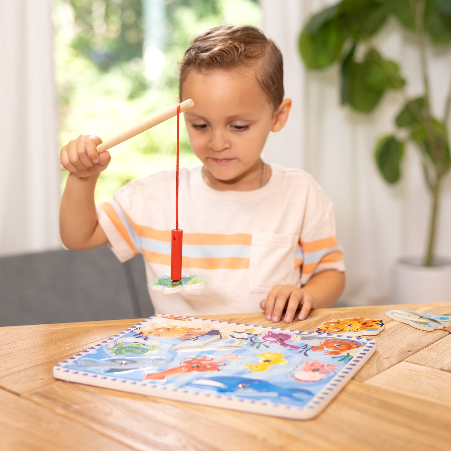 Fishing Magnetic Puzzle Game - 10 Pieces