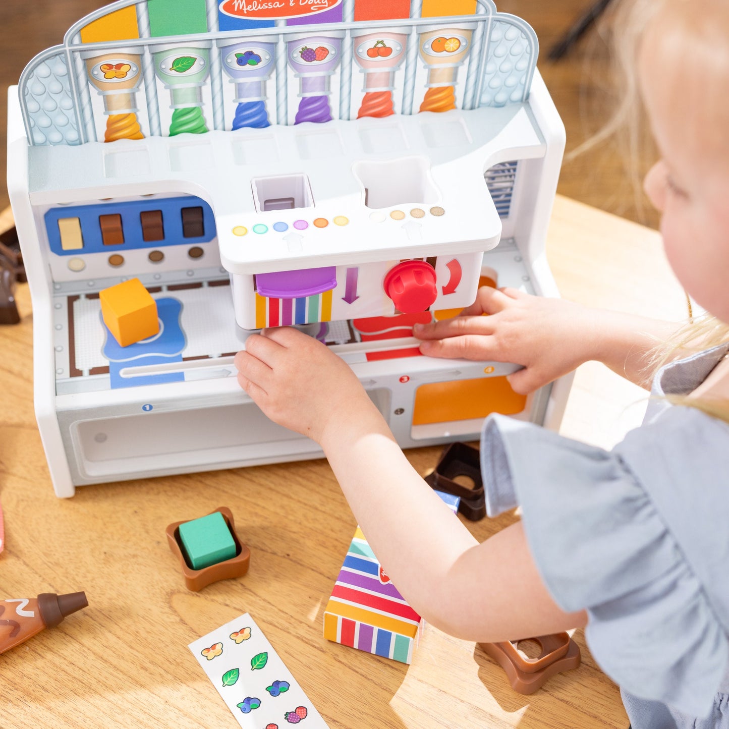 Wooden Chocolate Factory Play Set