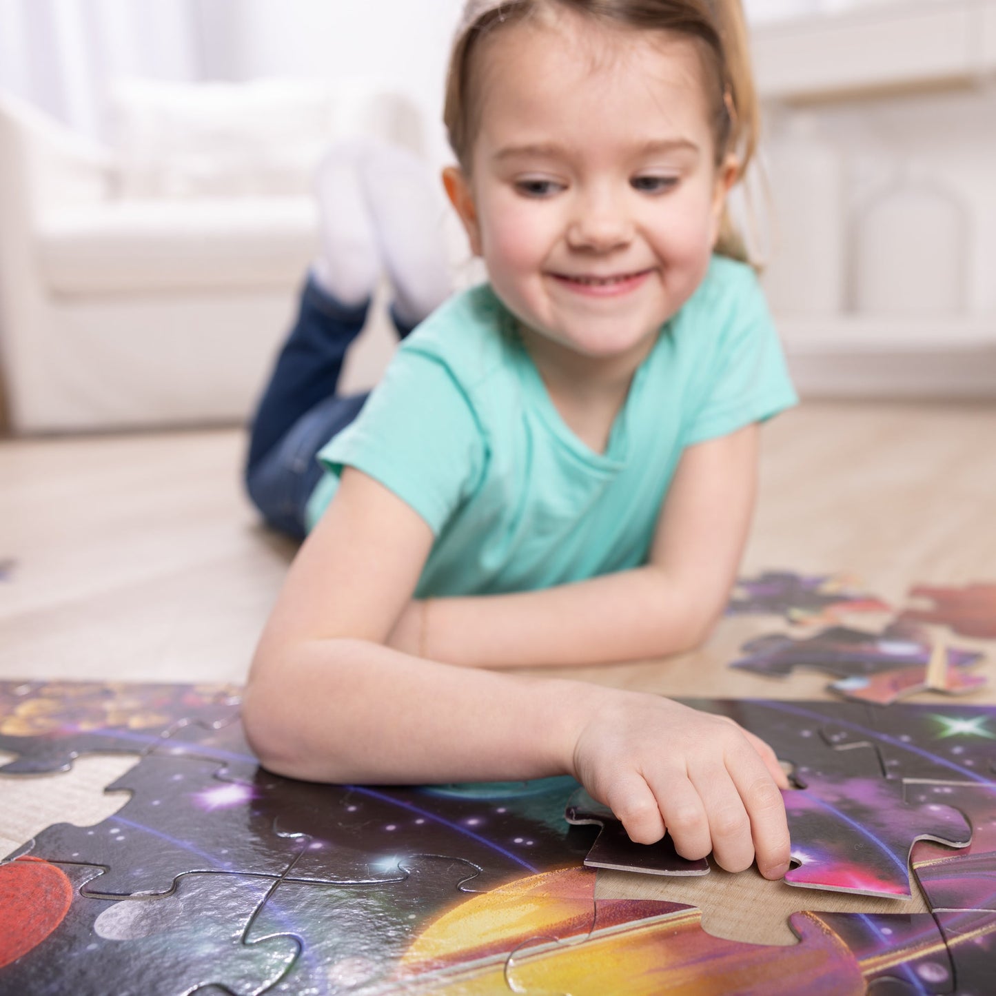 Solar System Floor Puzzle - 48 Pieces