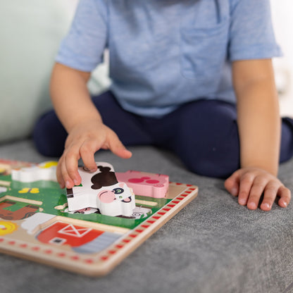 Farm Animals Chunky Puzzle - 8 Pieces