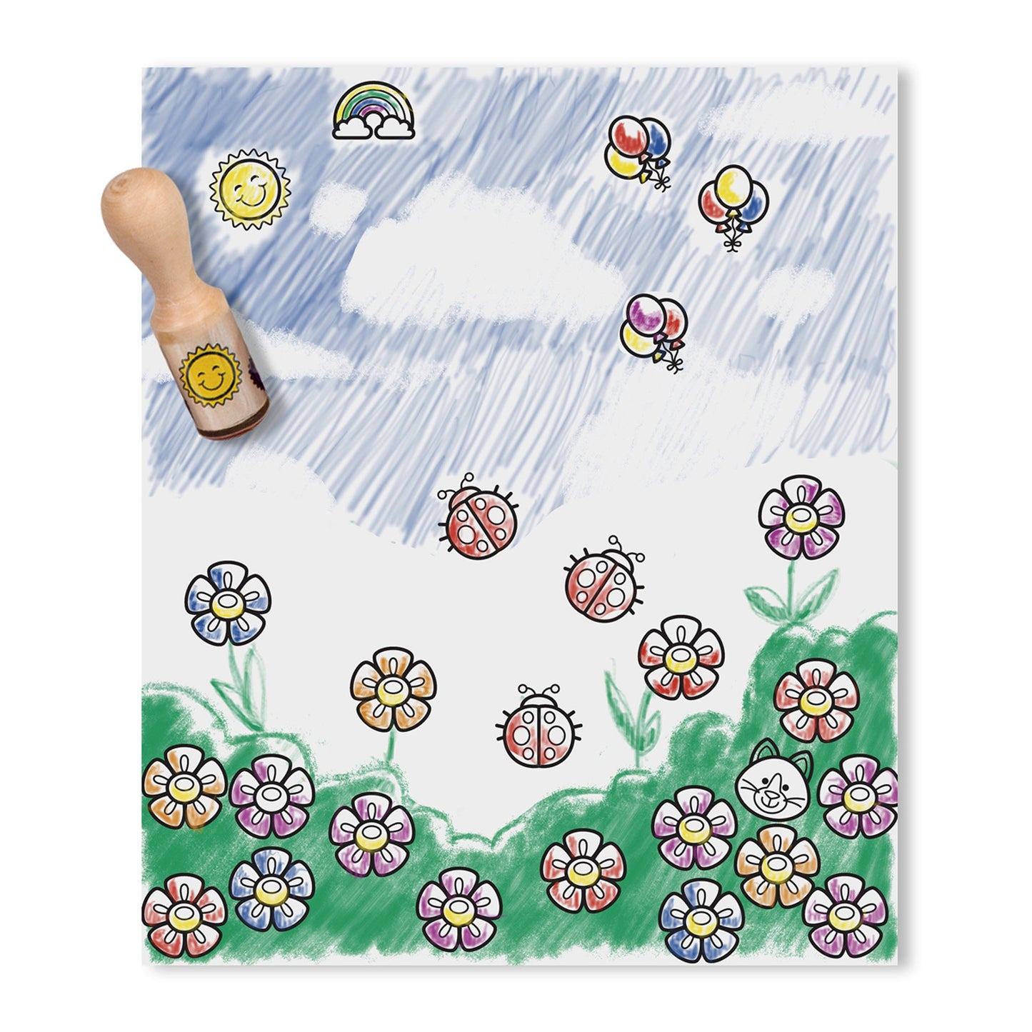 Deluxe Happy Handle Stamp Set