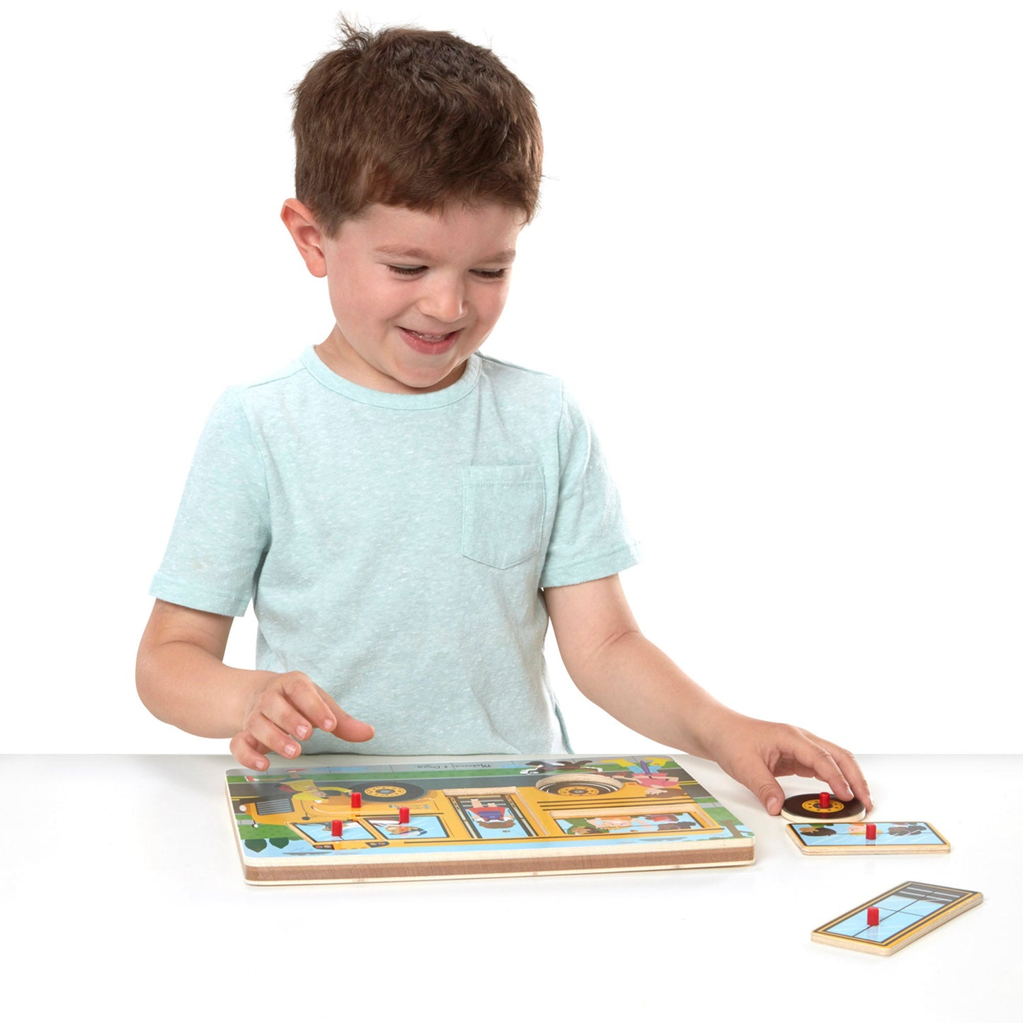 The Wheels on the Bus Song Puzzle - 6 Pieces
