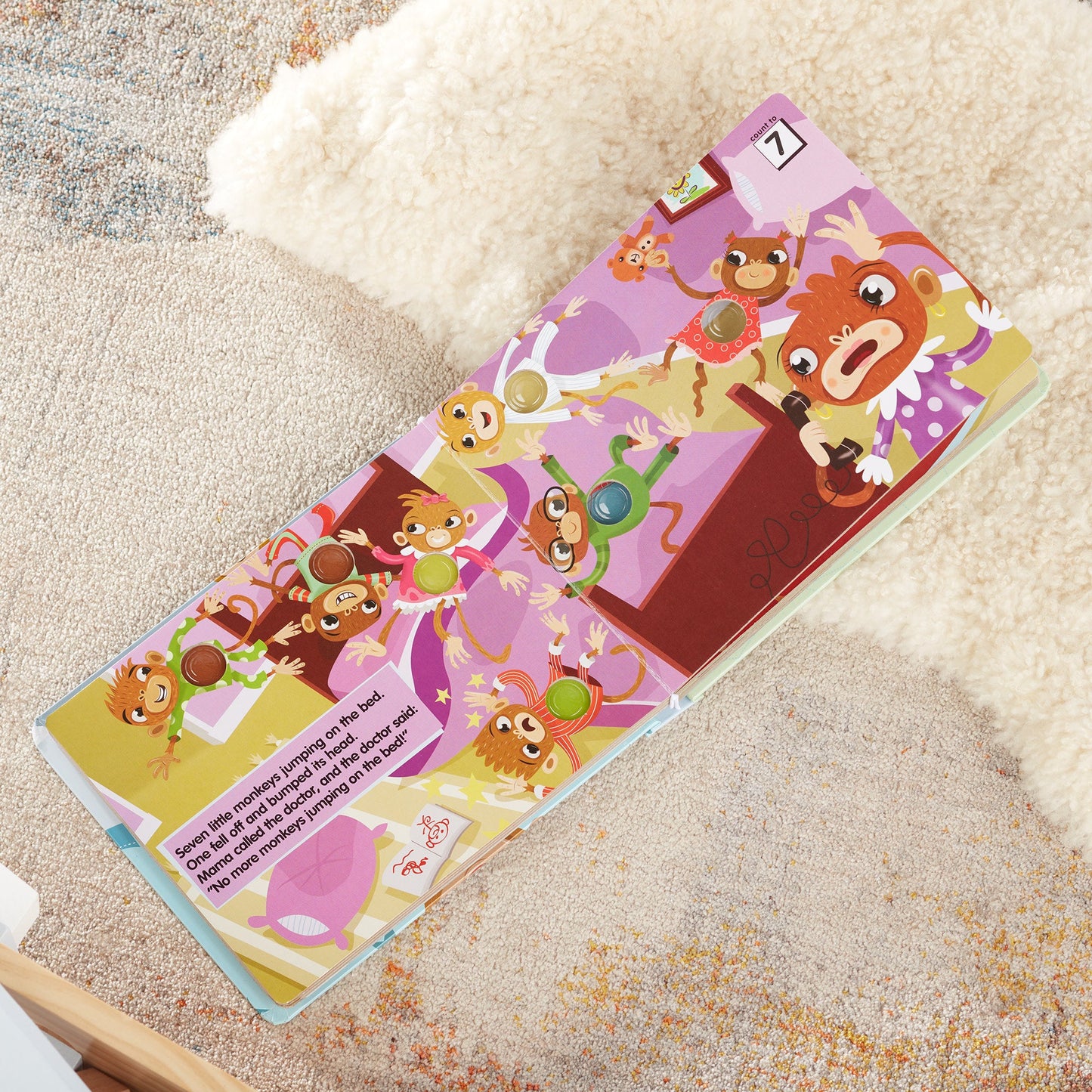 Poke-a-Dot: 10 Little Monkeys Board Book