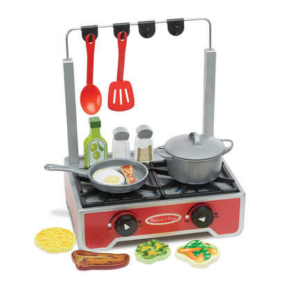 Deluxe Wooden Cooktop Set