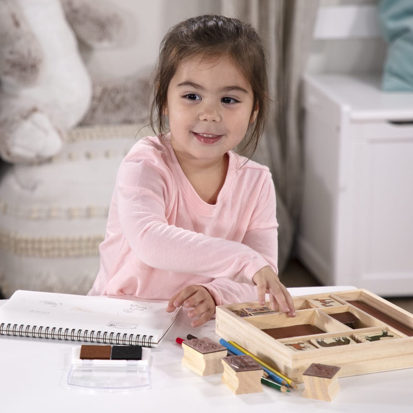 Wooden Stamp Set - Horses