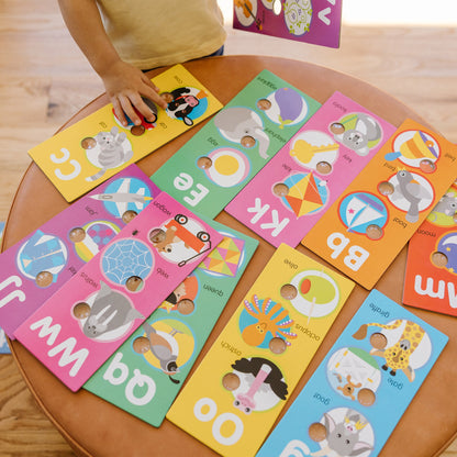 Poke-A-Dot Jumbo Alphabet Learning Cards