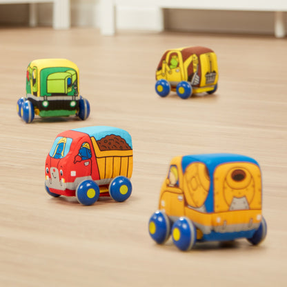 K's Kids Pull-Back Construction Vehicles