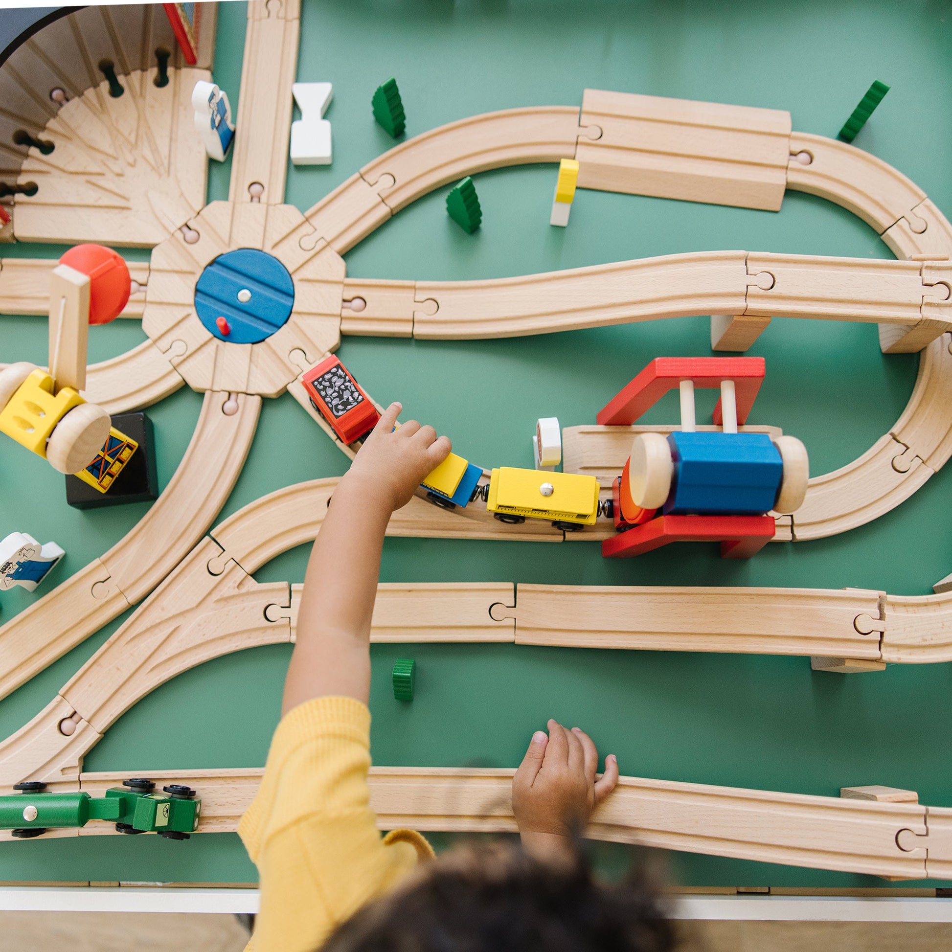 Wooden Railway Set