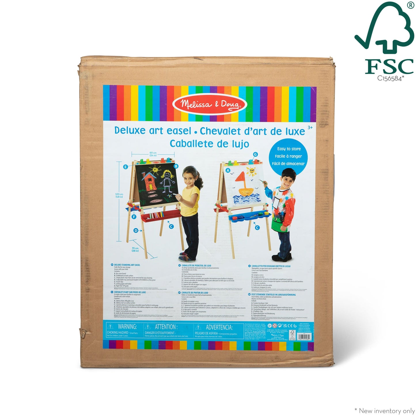 Deluxe Wooden Standing Art Easel