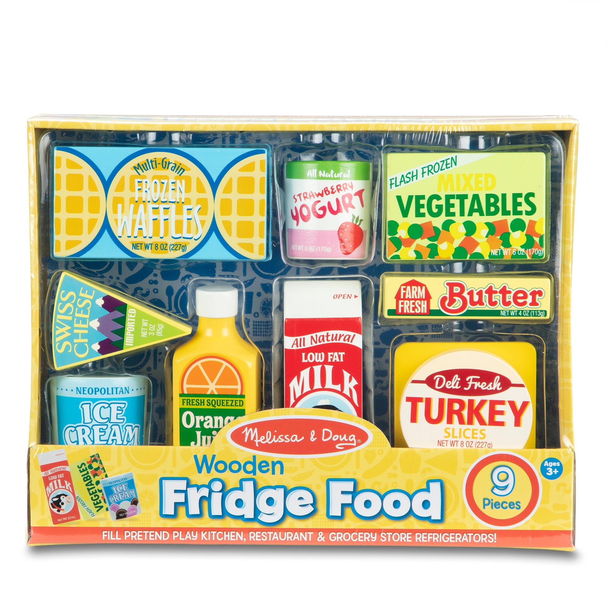 Wooden Fridge Food